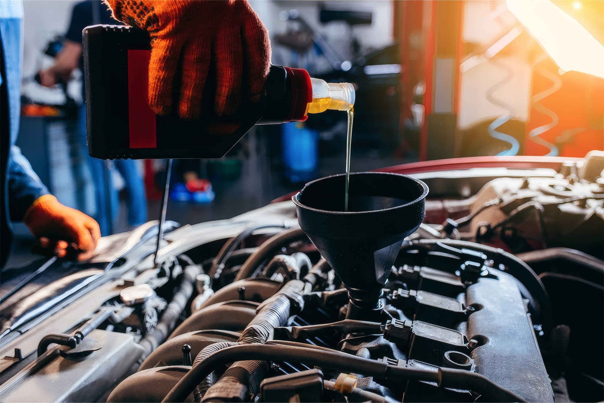 Serwis olejowy - usługa pokazana na stronie Warsztat Na Czas dla branży mechanik samochodowy w Poznań. Wymiana oleju, filtrów i szybki przegląd eksploatacyjny dla aut prywatnych oraz flotowych.